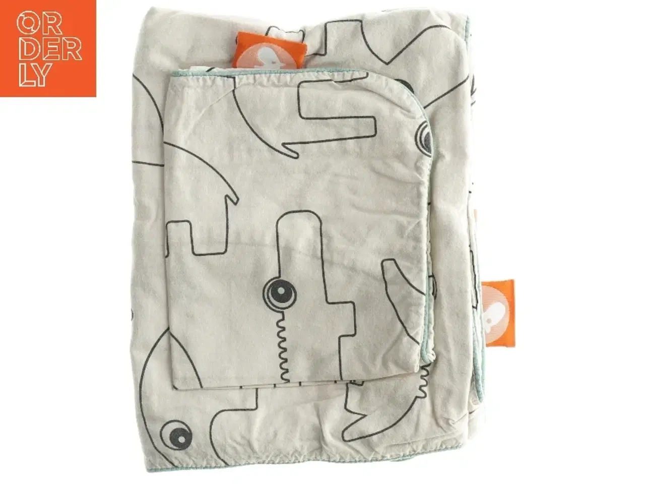 Billede 1 - Sengetøj med dyremotiver fra Donebydeer (str. 90 x 120 cm)