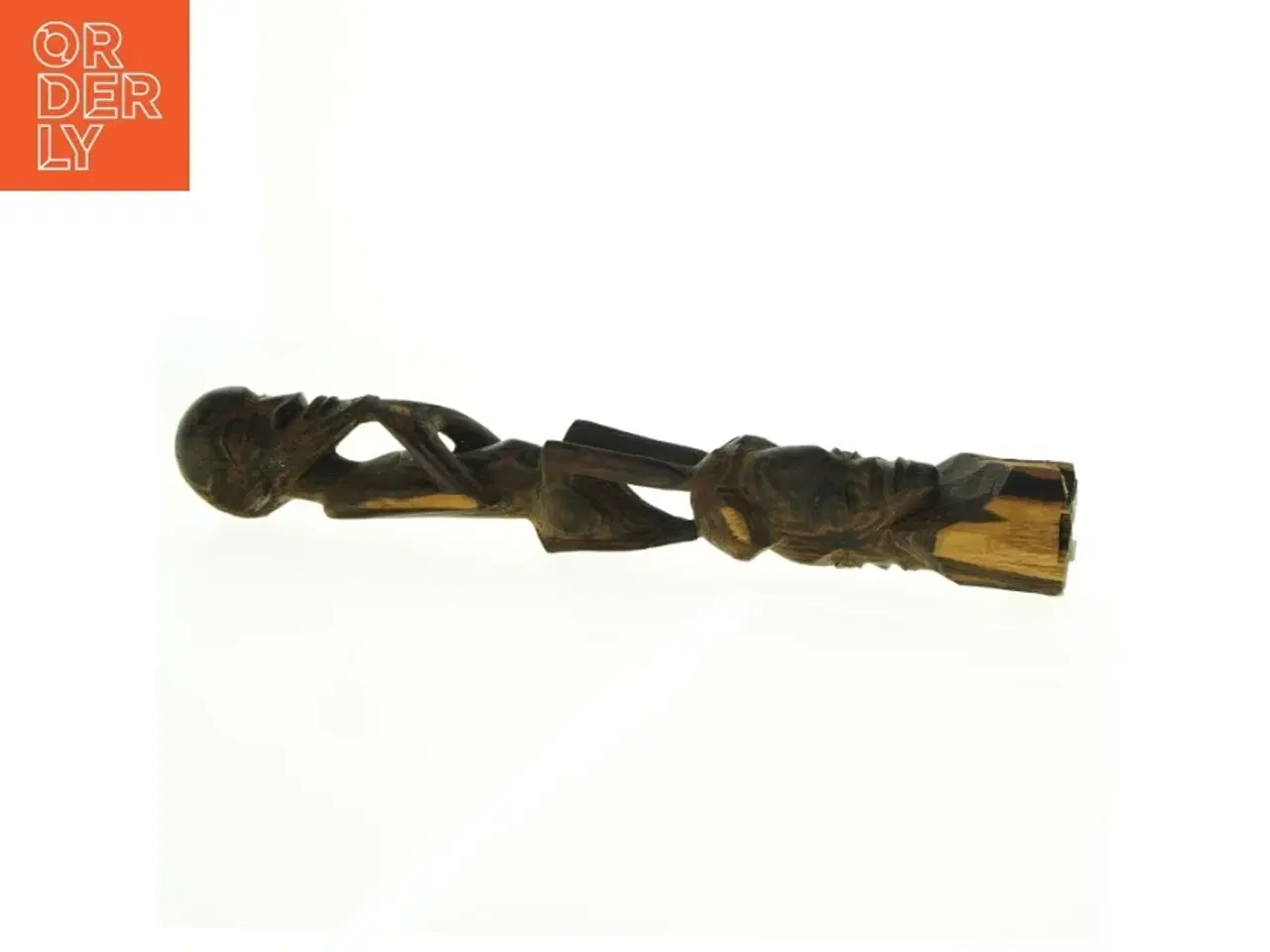 Billede 3 - Udskåret træfigur (str. 45. x 7 cm)