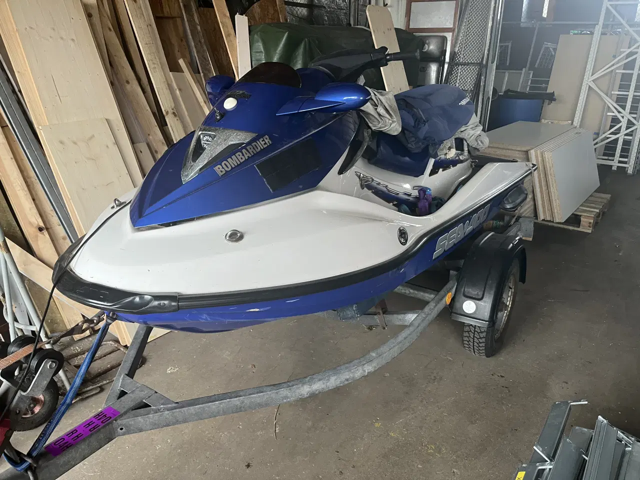 Billede 3 - Sea-doo vandscooter 115 hk med registreret trailer