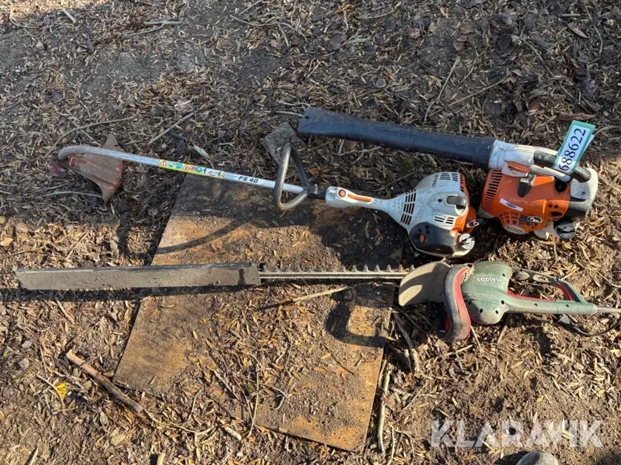 Billede 10 - Løvblæser, hækkeklipper og græstrimmer STIHL, metabo