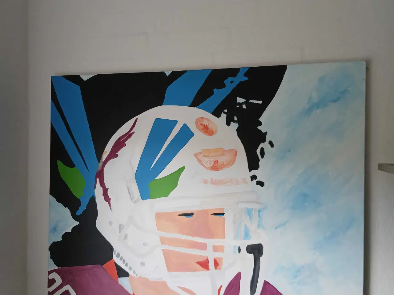 Billede 2 - Stort flot maleri signeret. Kunstner Peder Meinert