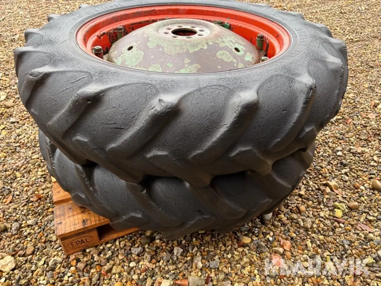 Billede 4 - Dæk m/fælge Dunlop Fieldmaster 2 styk