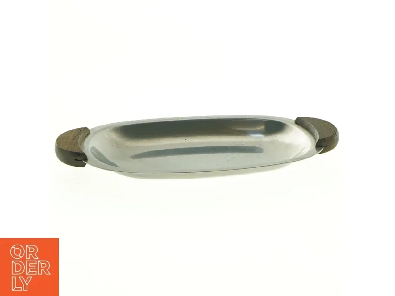 Billede 4 - Metalfad med træhåndtag (str. 17 x 11,5 cm)