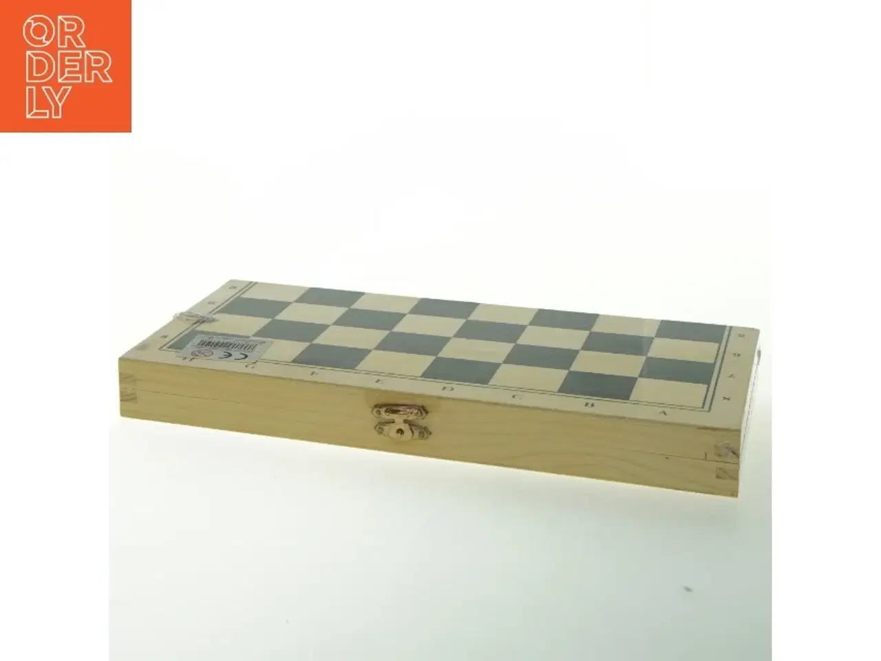 Billede 3 - Foldbart skakspil i træ (str. 28x28 cm)