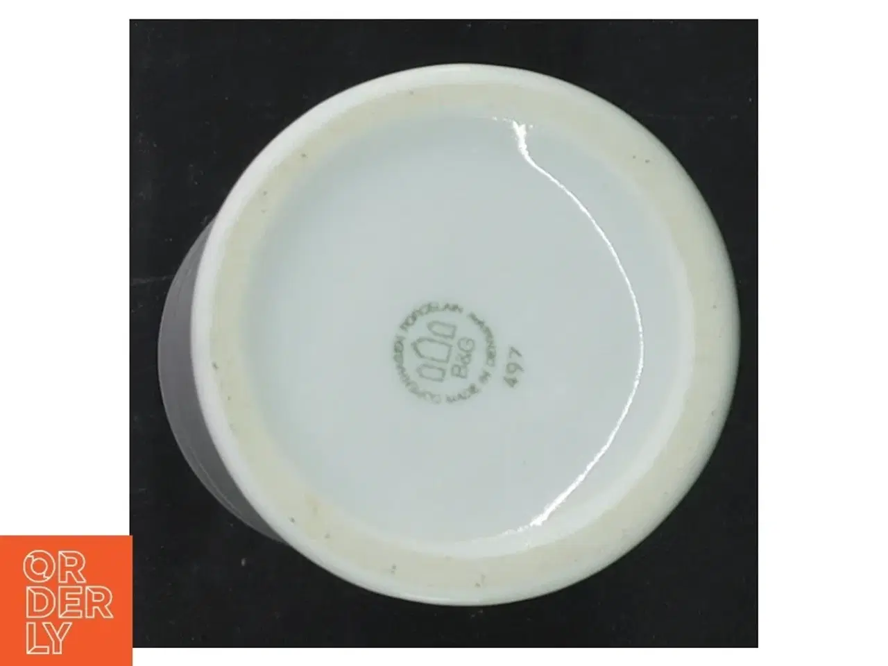 Billede 4 - Porcelænsbeholder til bagepulver fra B&G (str. Ø 6,5x11,5 cm)