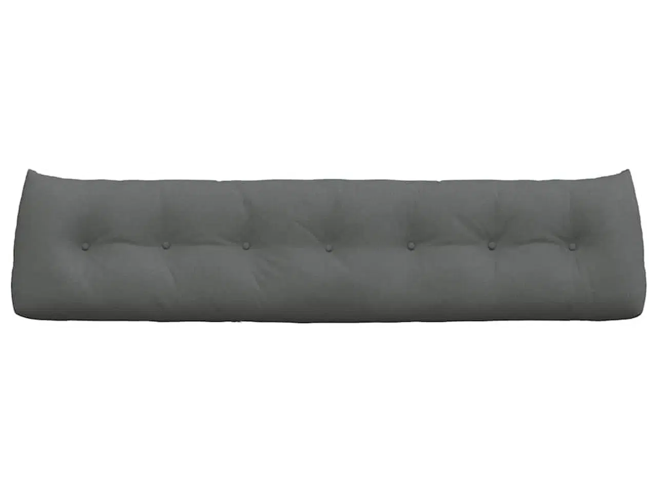 Billede 6 - Rygpude Mørkegrå 200 x 24 x 50 cm Stof