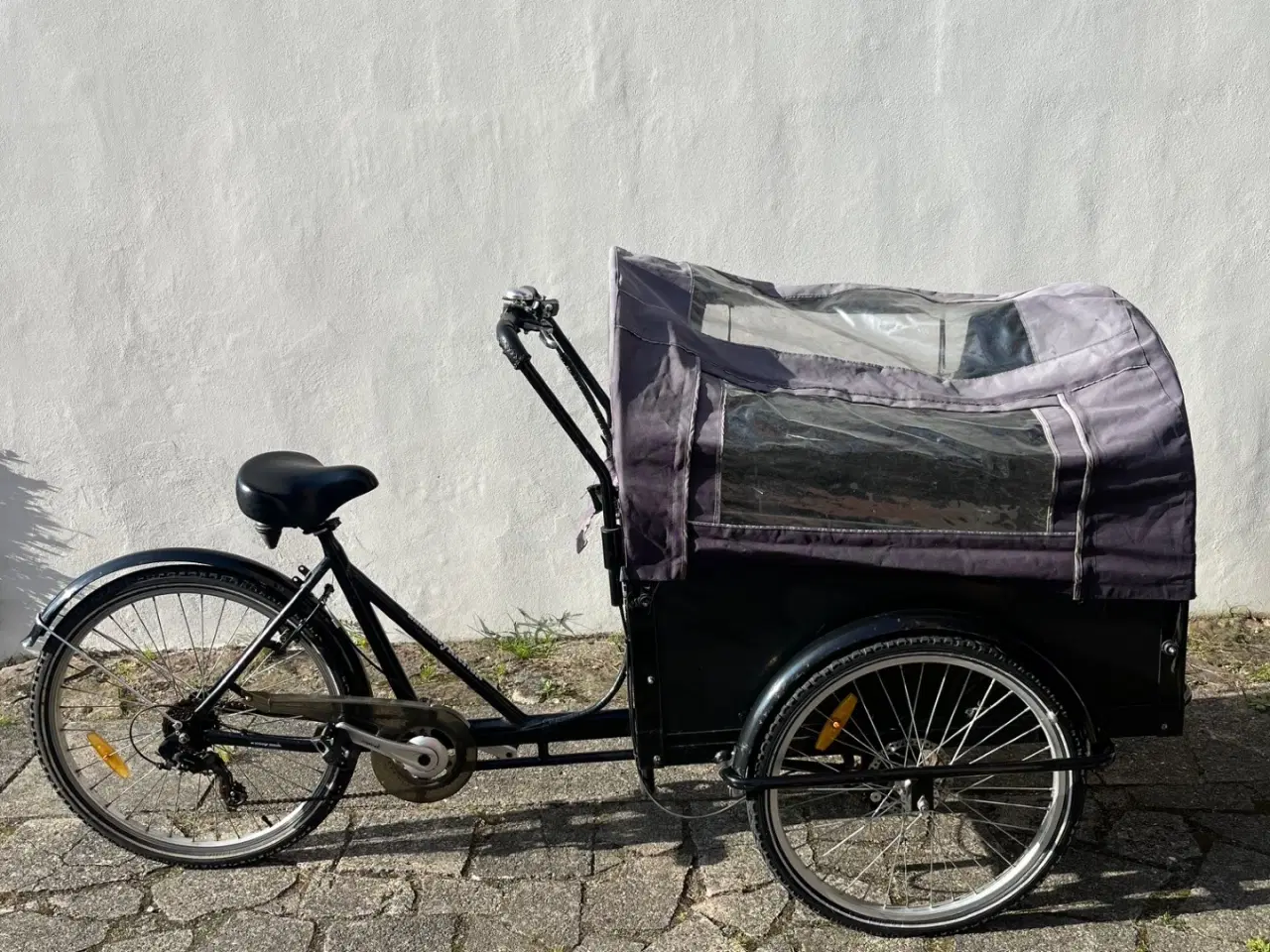 Billede 1 - Ladcykel med regncover