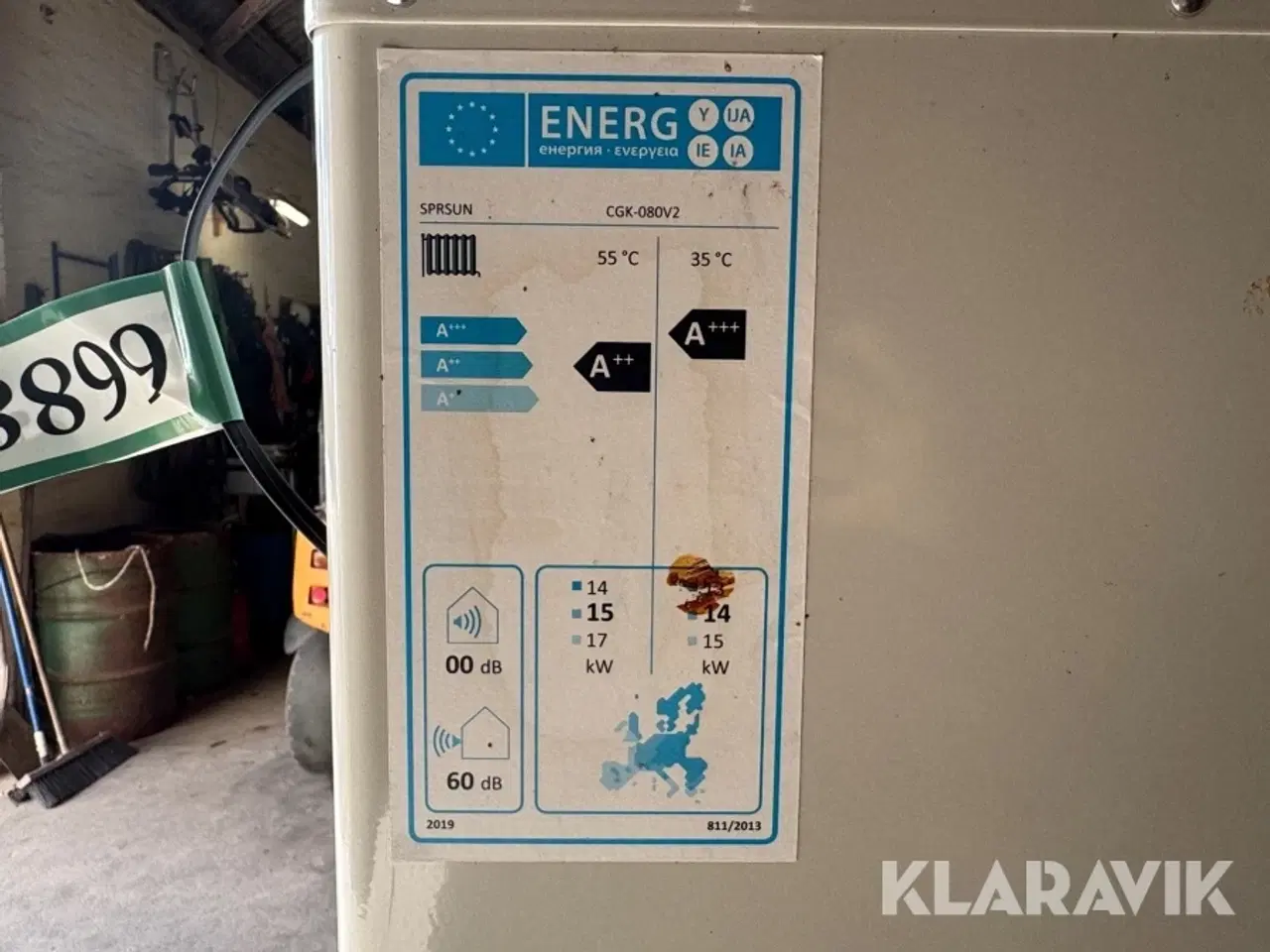 Billede 7 - Varmepumpe Sprsun CGK-080V2
