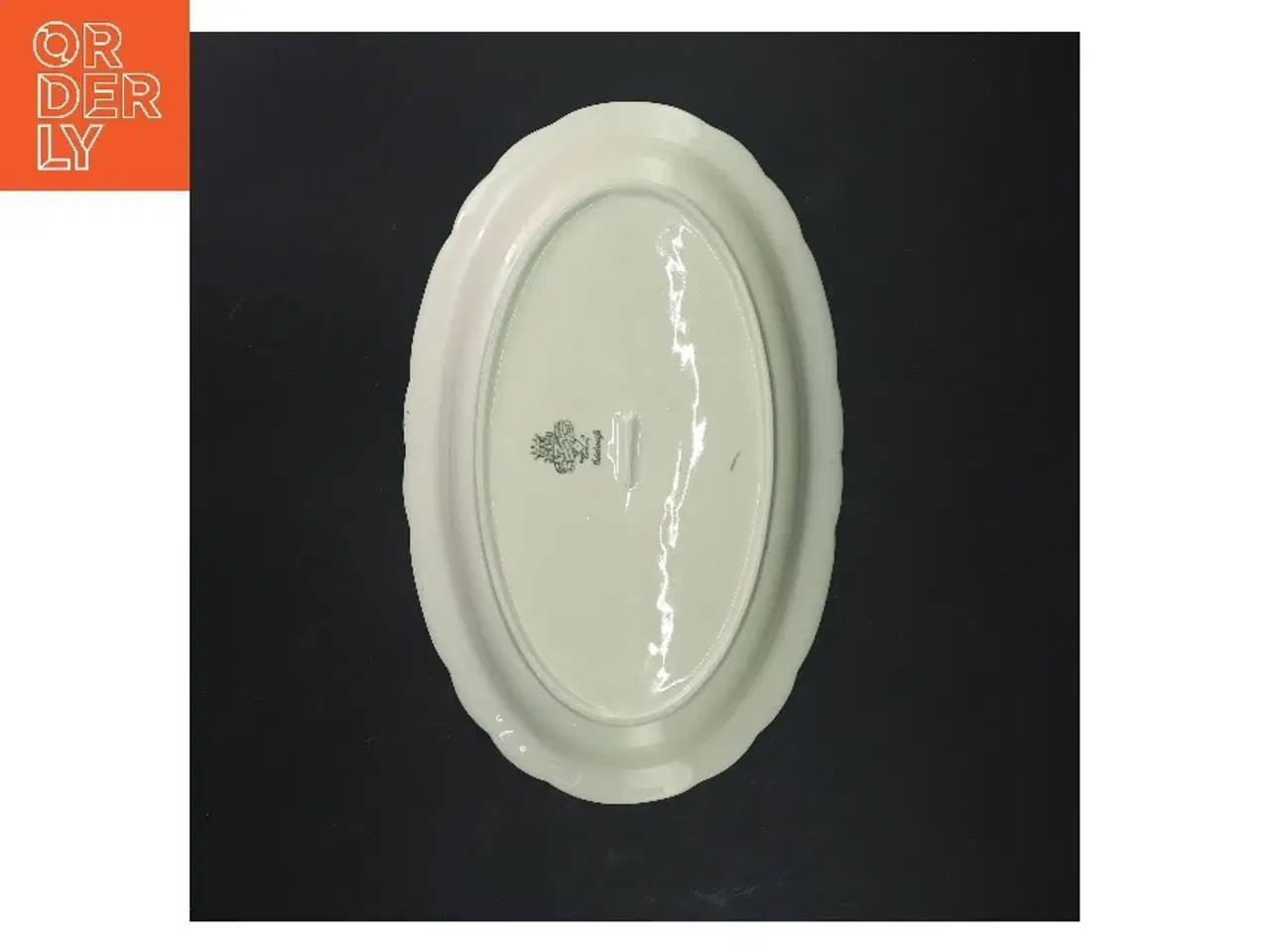 Billede 3 - Porcelænsfad med guldkant fra Edelweiß (str. 28,5x18 cm)