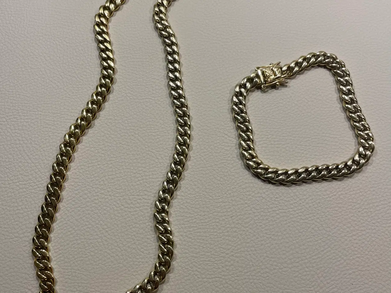 Billede 1 - Goldfilled pansersæt, 8mm.