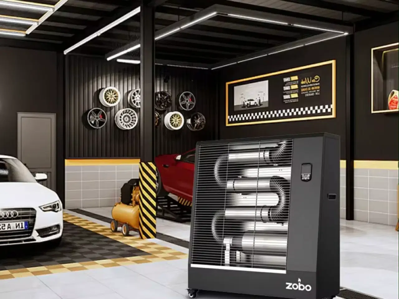 Billede 2 - Airrex /zobo Infrarød dieselvarmer 13kW