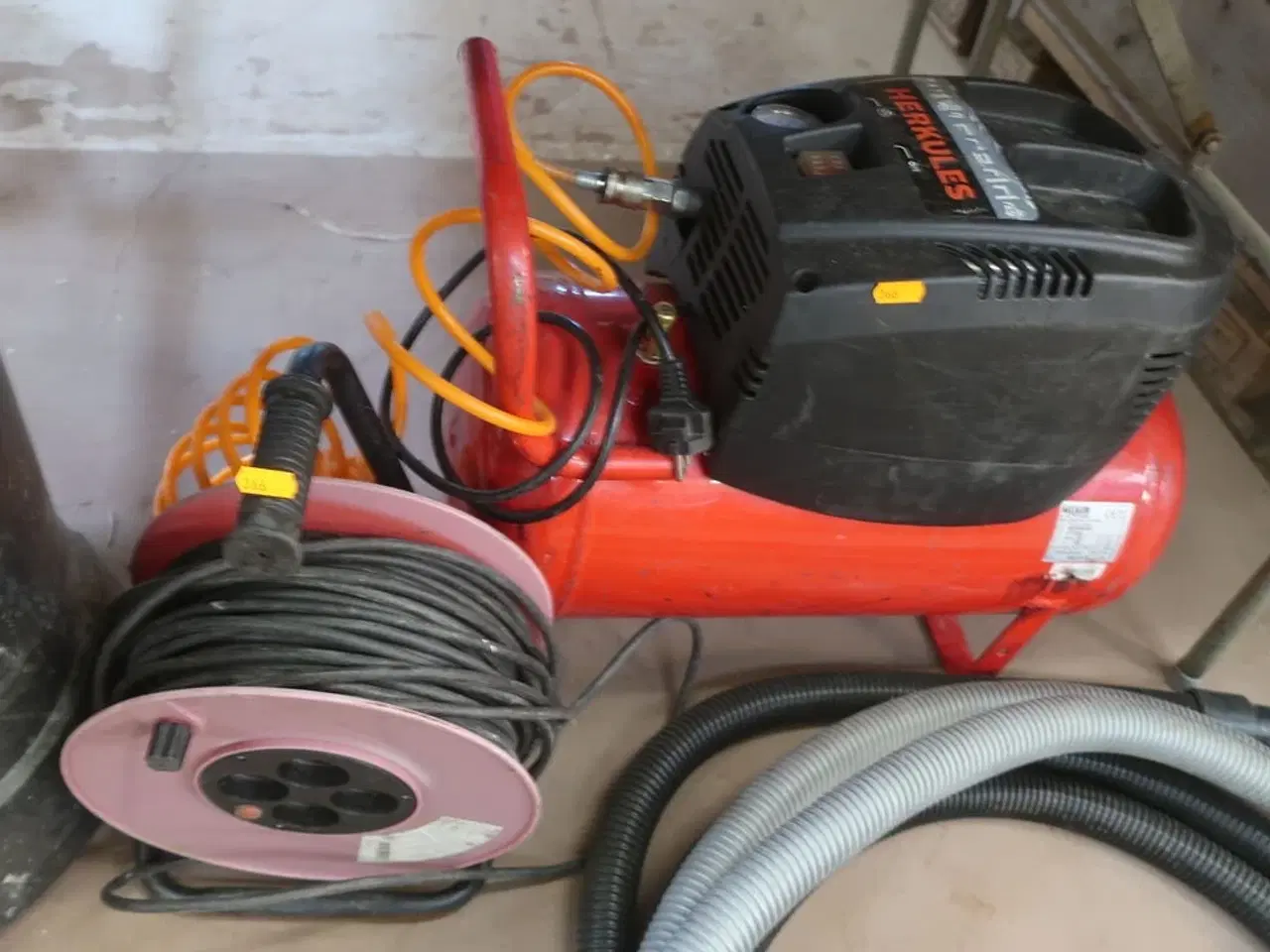 Billede 4 - Kompressor, støvsuger (måske defekt), kabeltromle