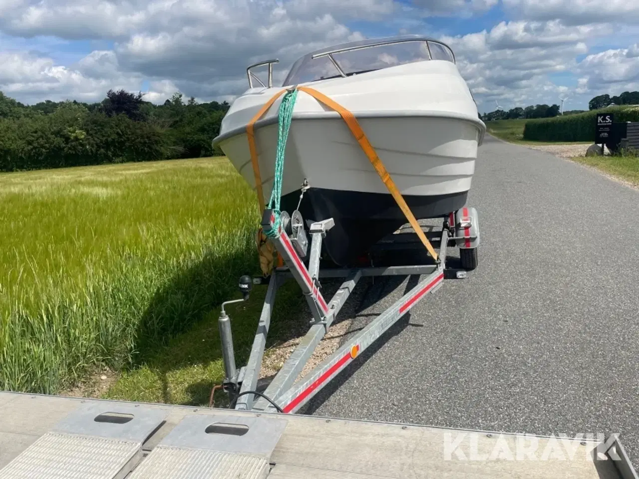 Billede 2 - Båd Sport-yacht Flaming 430 med bådtrailer