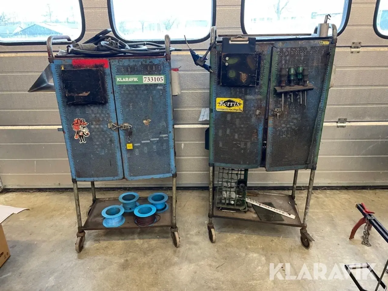 Billede 4 - Værktøjsskabe 2 styk med indhold