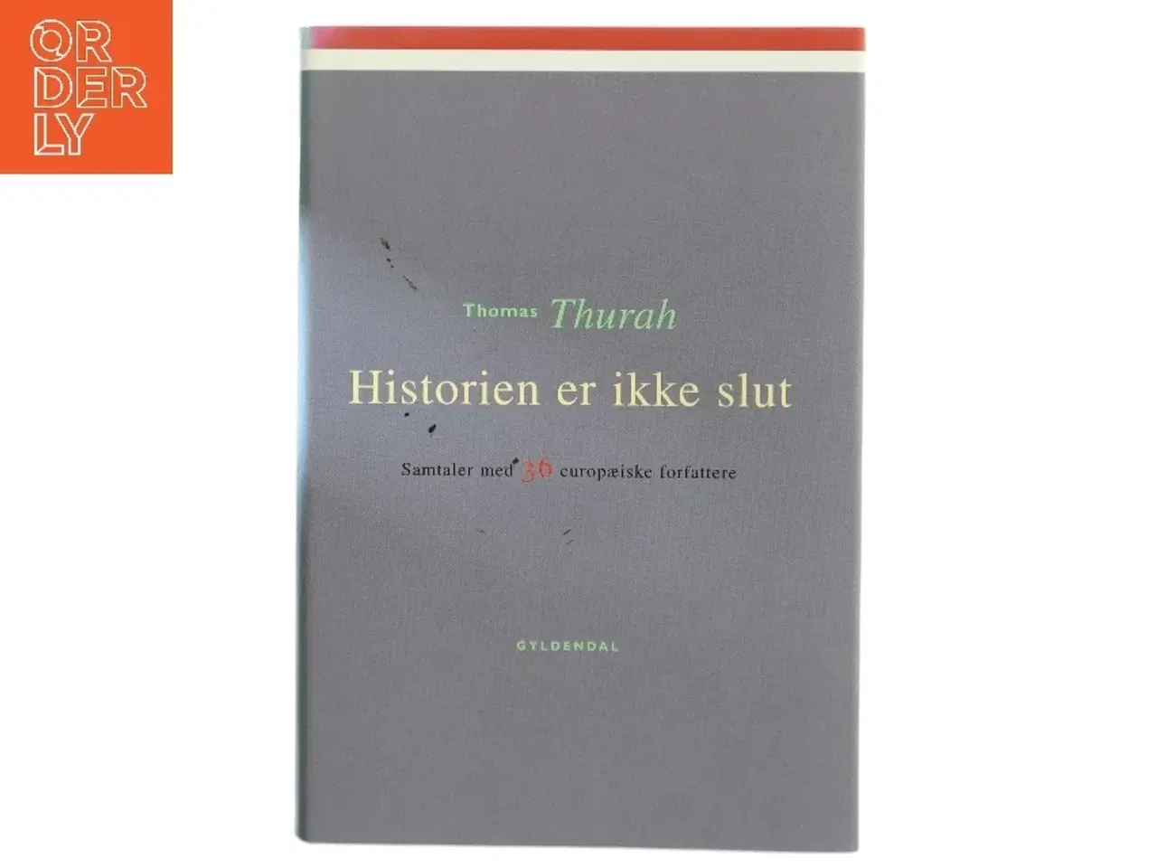 Billede 1 - Historien er ikke slut : samtaler med 36 europæiske forfattere af Thomas Thurah (Bog)