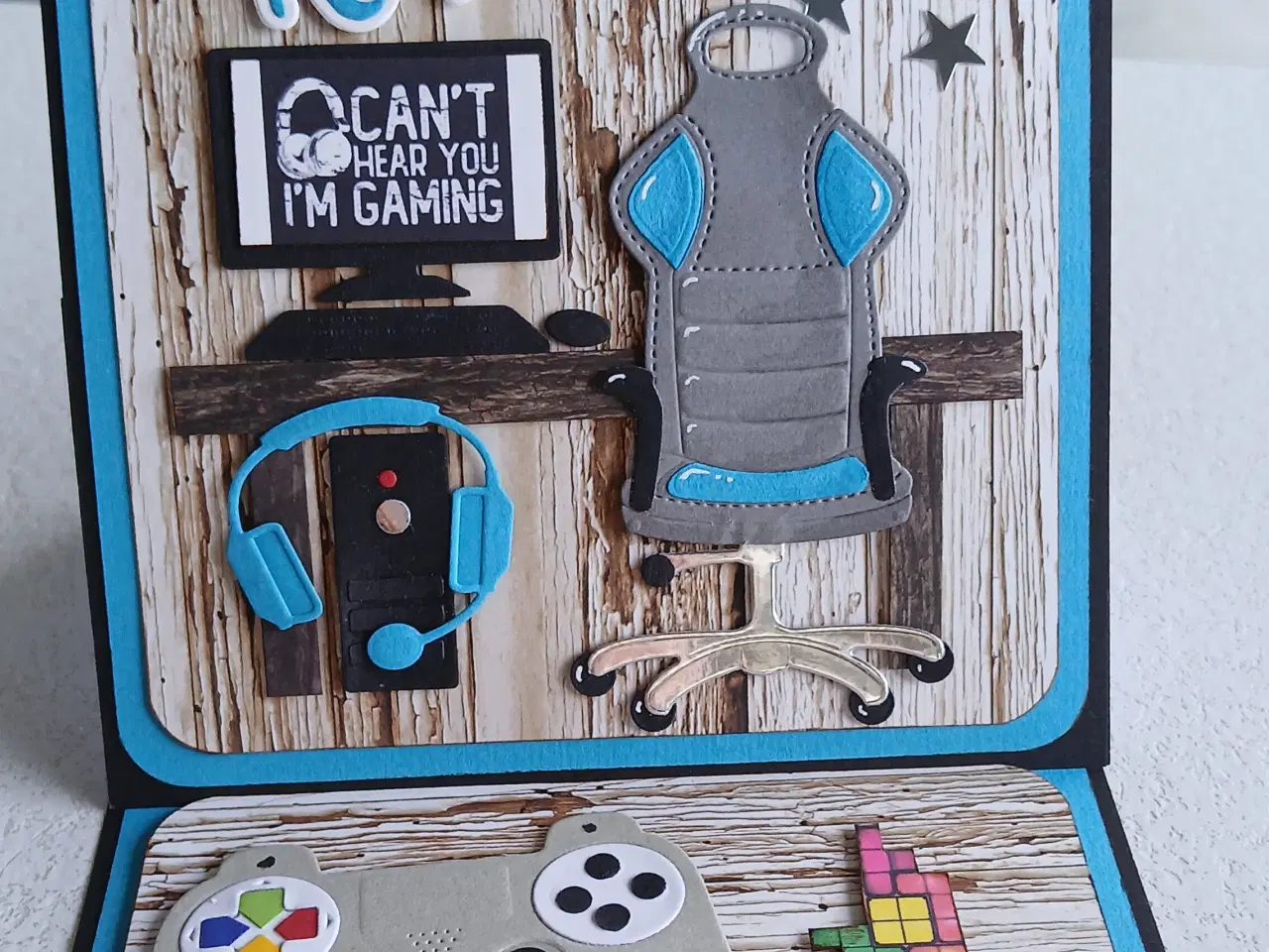 Billede 3 - Konfirmations kort med gamer til salg