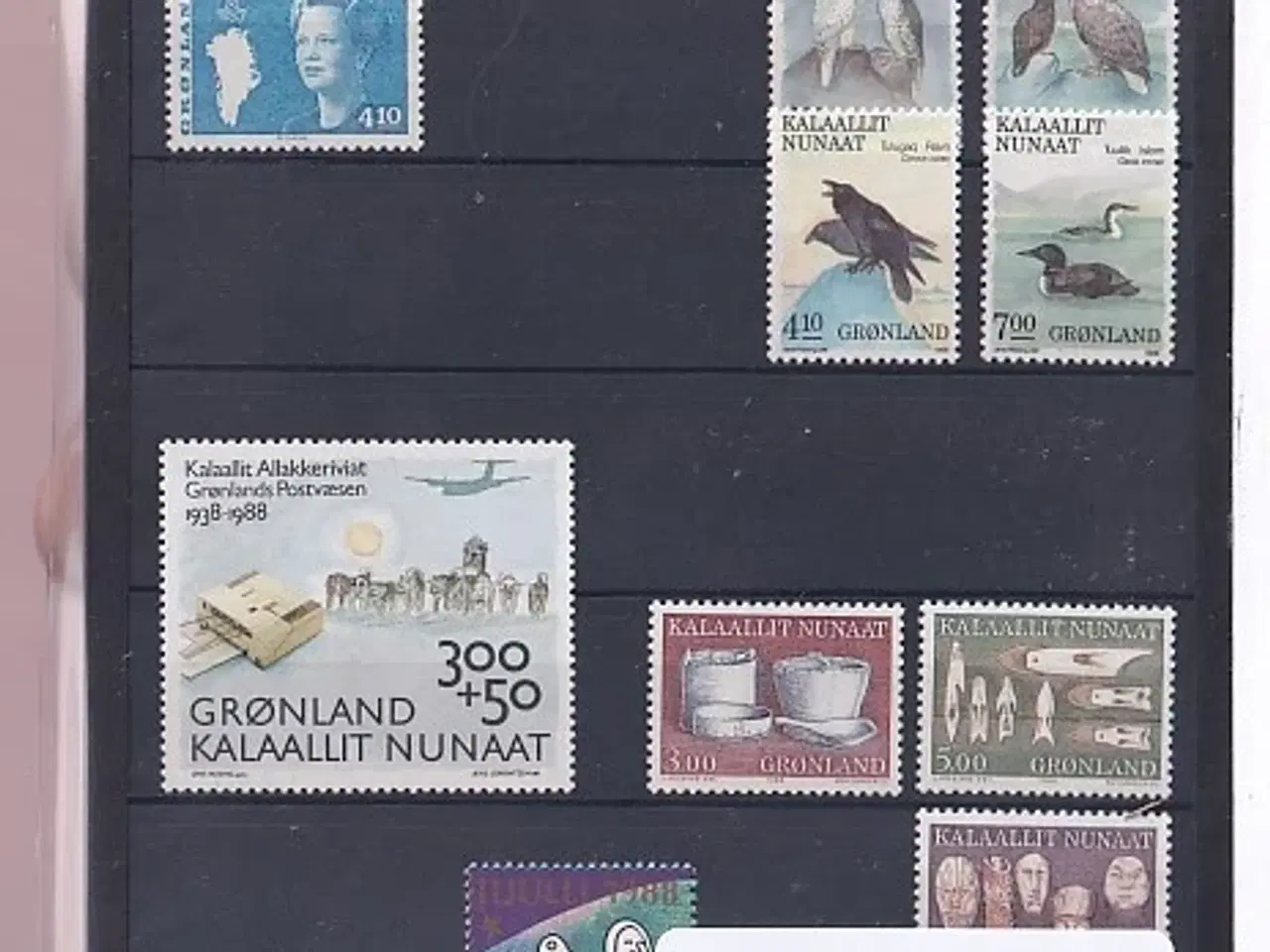 Billede 1 - Grønland - 1988 Frimærker Komplet - Postfrisk