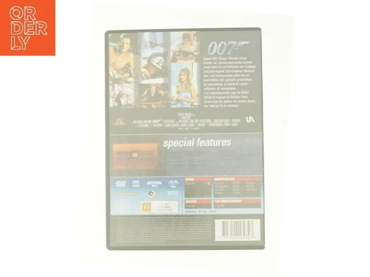 Billede 2 - Agent 007 - a View to a Kill fra DVD