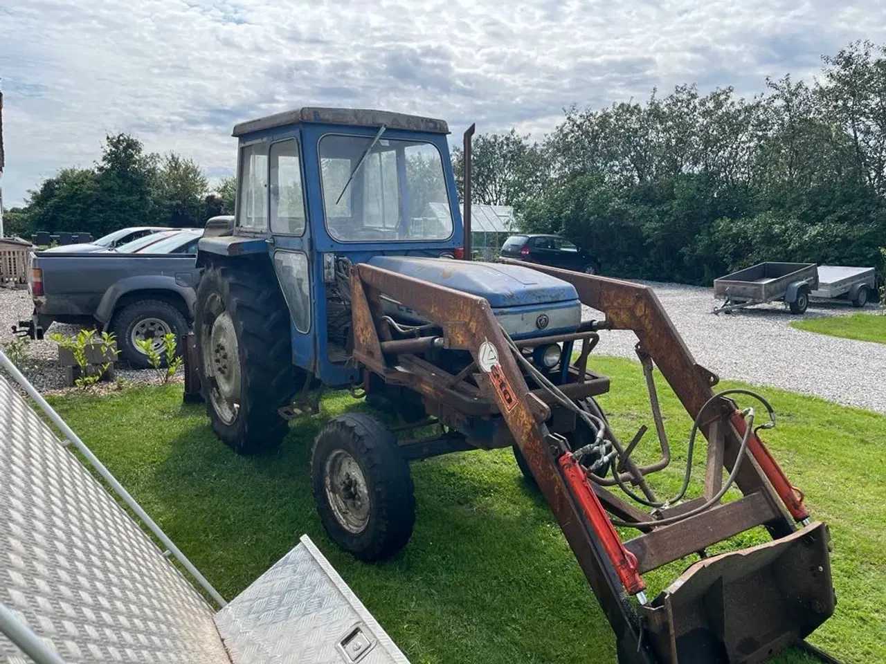 Billede 3 - Traktor Leyland 262 med frontlæsser