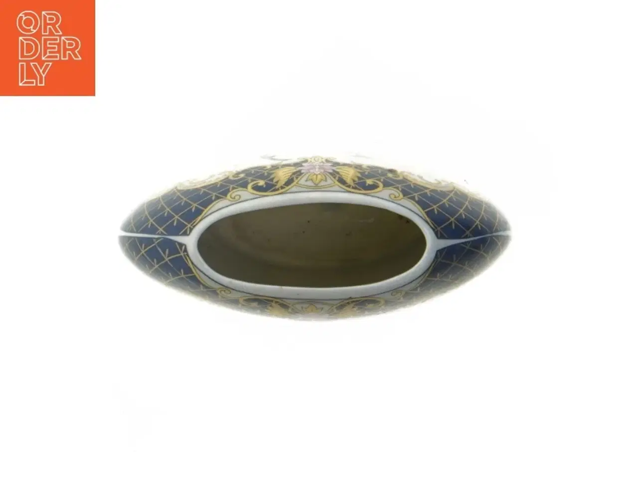 Billede 4 - Dekorativ vase med påfugle motiv (str. 16 cm)
