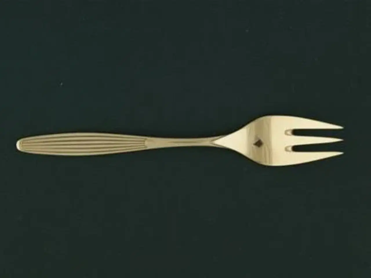 Billede 1 - Disko Kagegaffel, 14 cm.