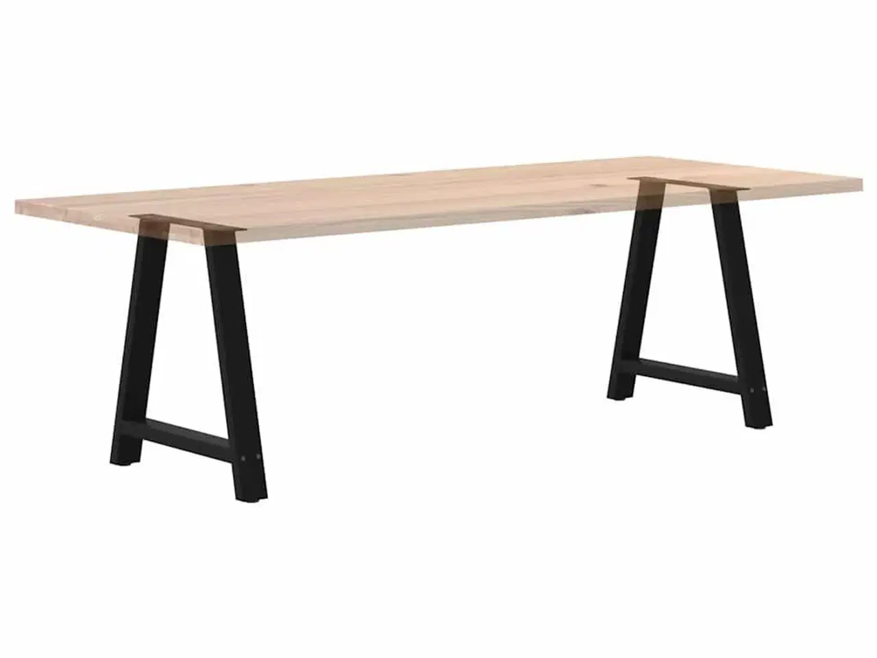 Billede 8 - Spisebordsben A-formet 2 stk. sort 80x(72-73) cm stål