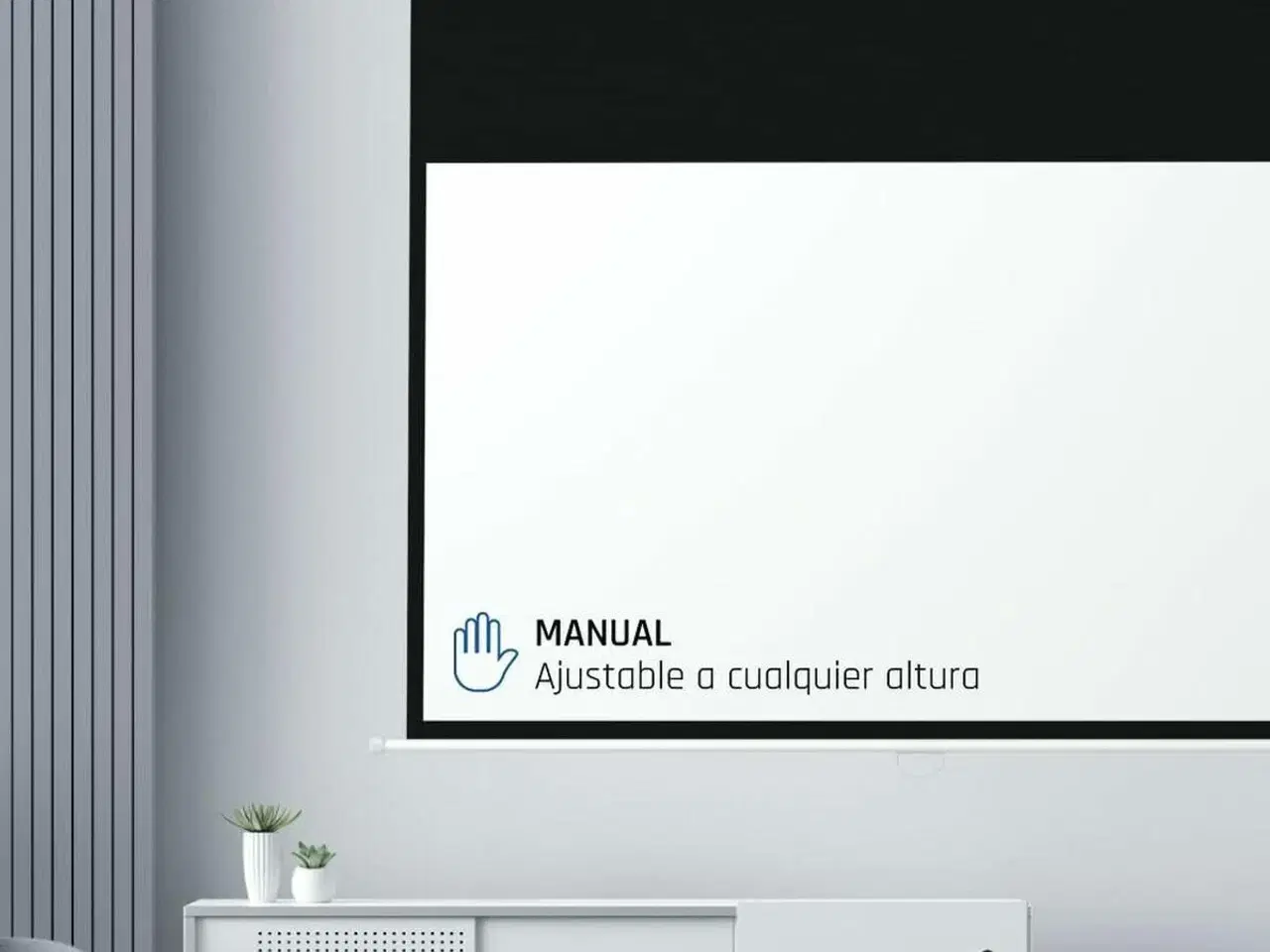 Billede 9 - Projektorlærred 72" 16:9 - manuel autostop