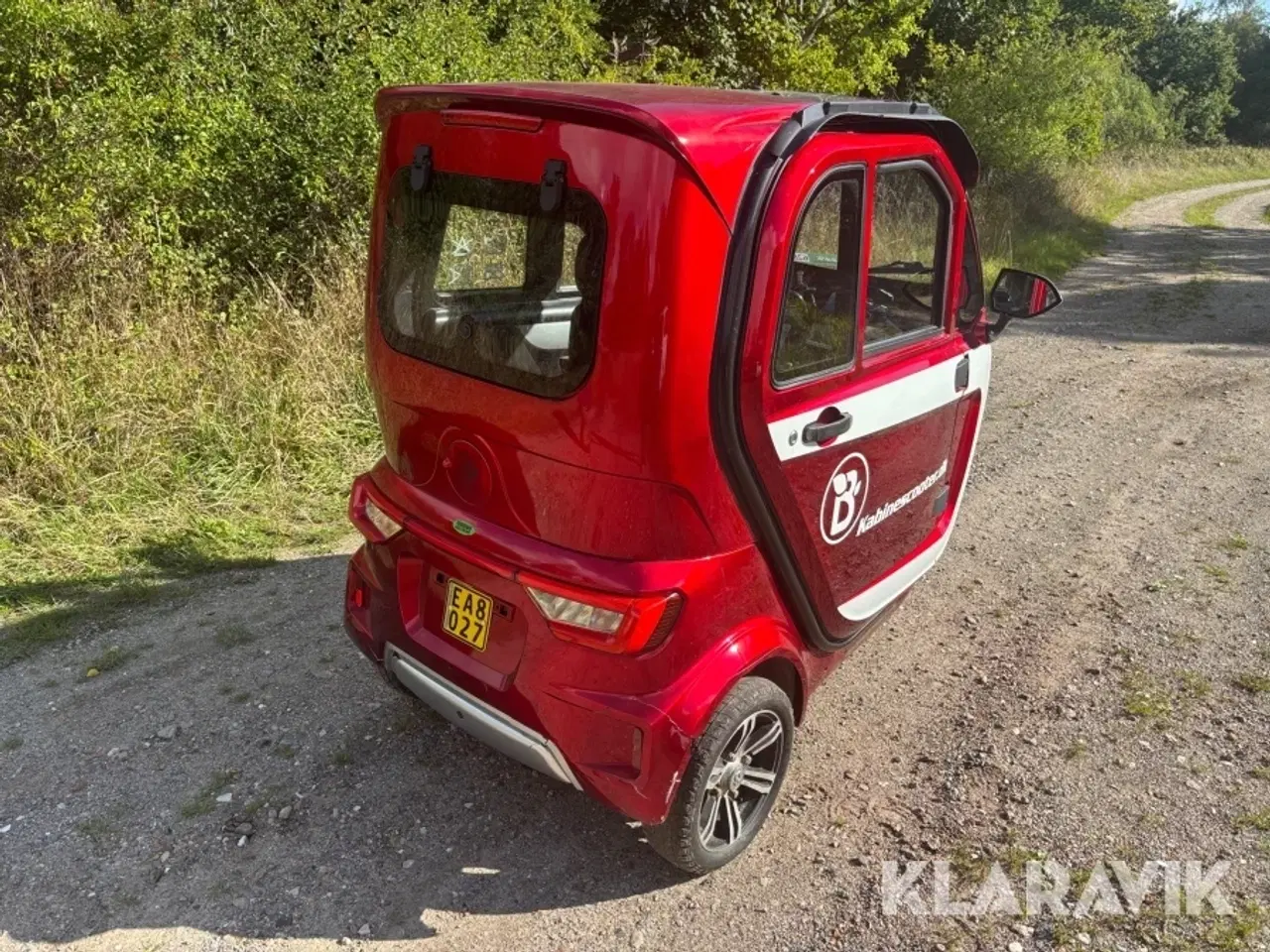 Billede 5 - Kabinescooter Bach 25 Tria – godkendt til 2 personer