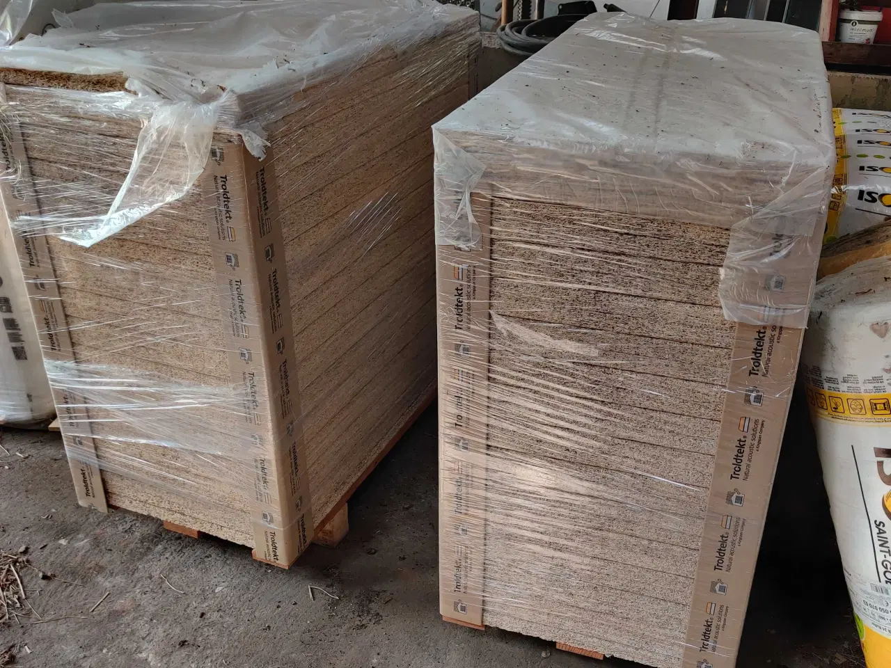 Billede 1 - Troldtekt plader 60x120x30, lys natur