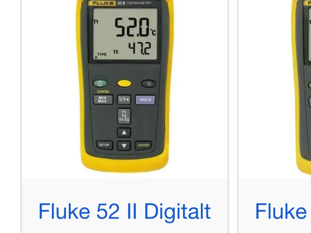Billede 3 - Fluke dobbelt termometer