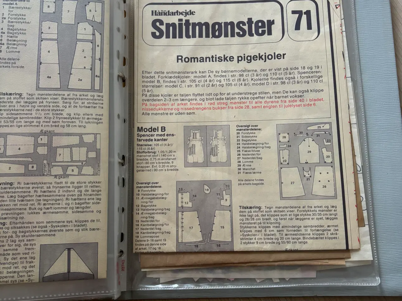 Billede 12 - Unik samling af Snitmønstre 