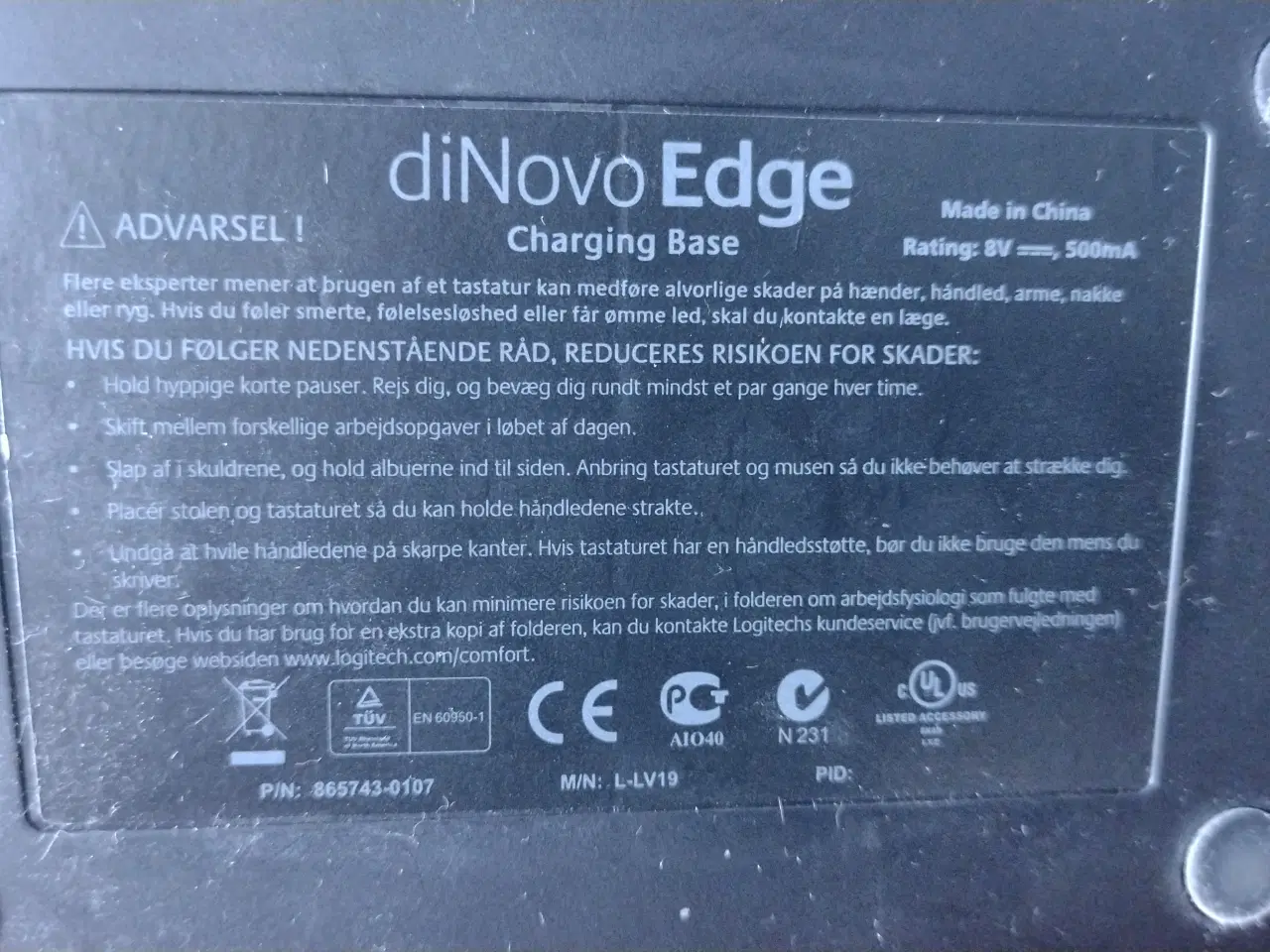 Billede 7 - Logitech diNovo Edge tastatur