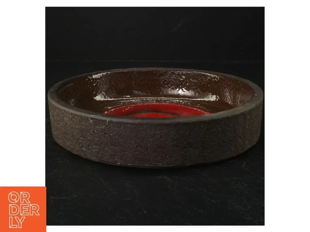 Billede 2 - Rundt keramikfad (str. 22 cm)