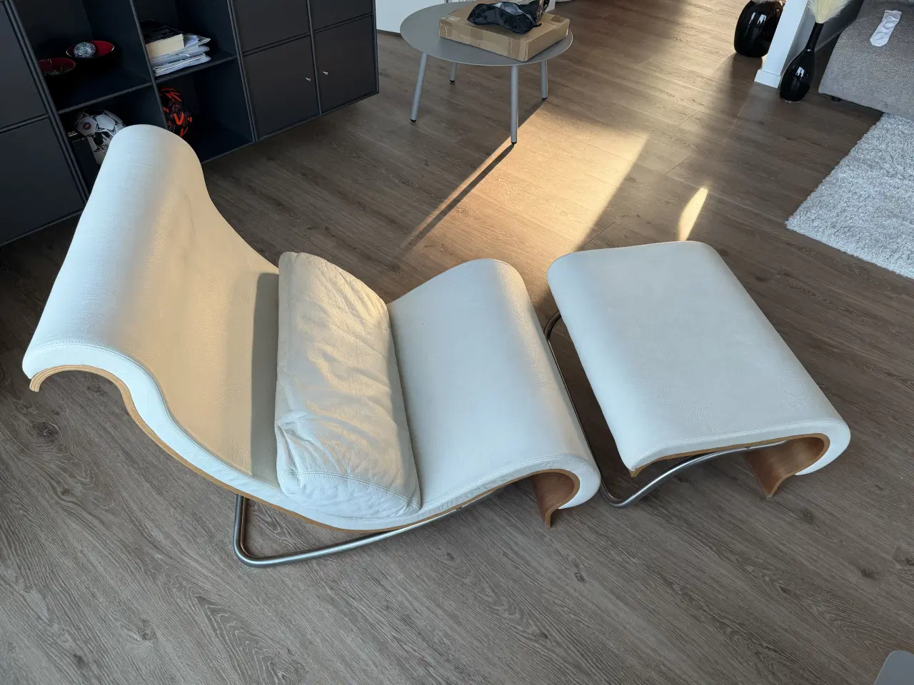 Billede 2 - Unik og signeret Jørn Utzon loungestol med skammel