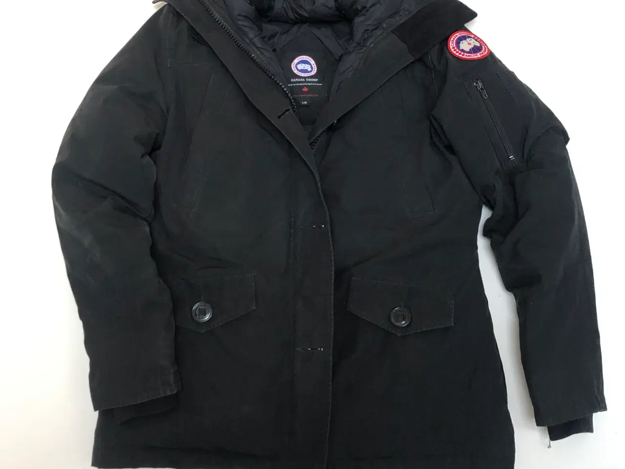 Billede 1 - Ægte Canada Goose vinterjakke med pelskant