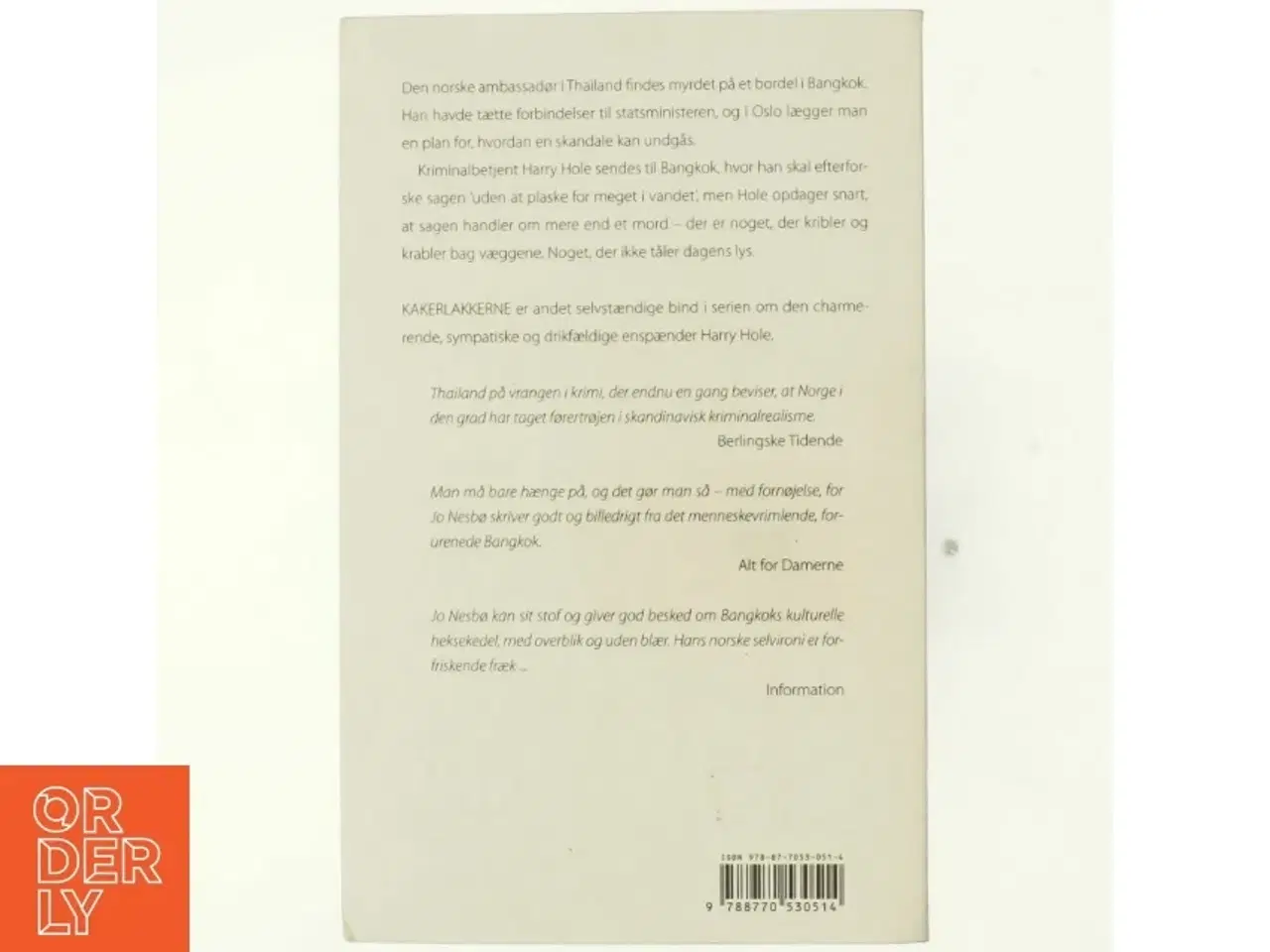 Billede 3 - Kakerlakkerne af Jo Nesbø (Bog)