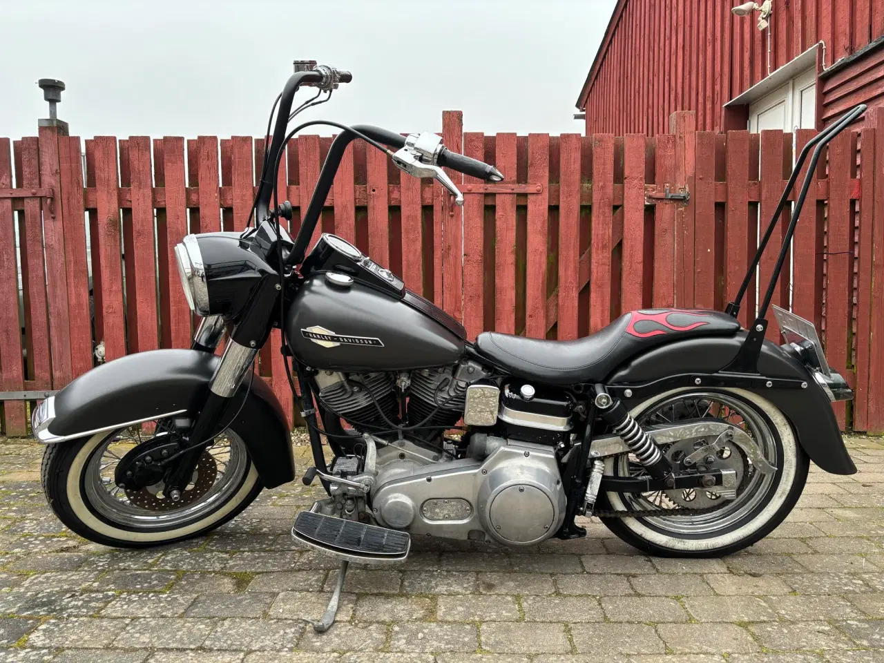 Billede 8 - Flot, velholdt og lettere ombygget 1979 Harley Dav