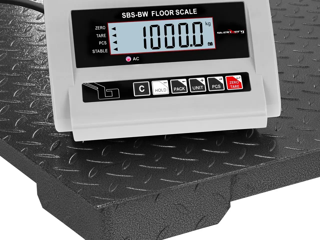 Billede 3 - Gulvvægt – 1.000 kg / 0,5 kg – LCD