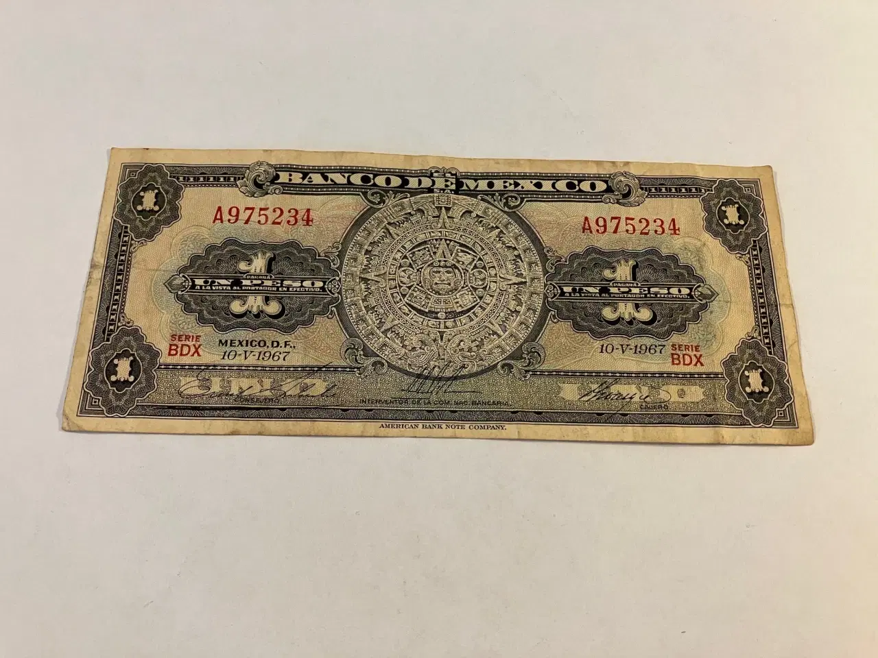 Billede 1 - Un Peso Mexico 1967