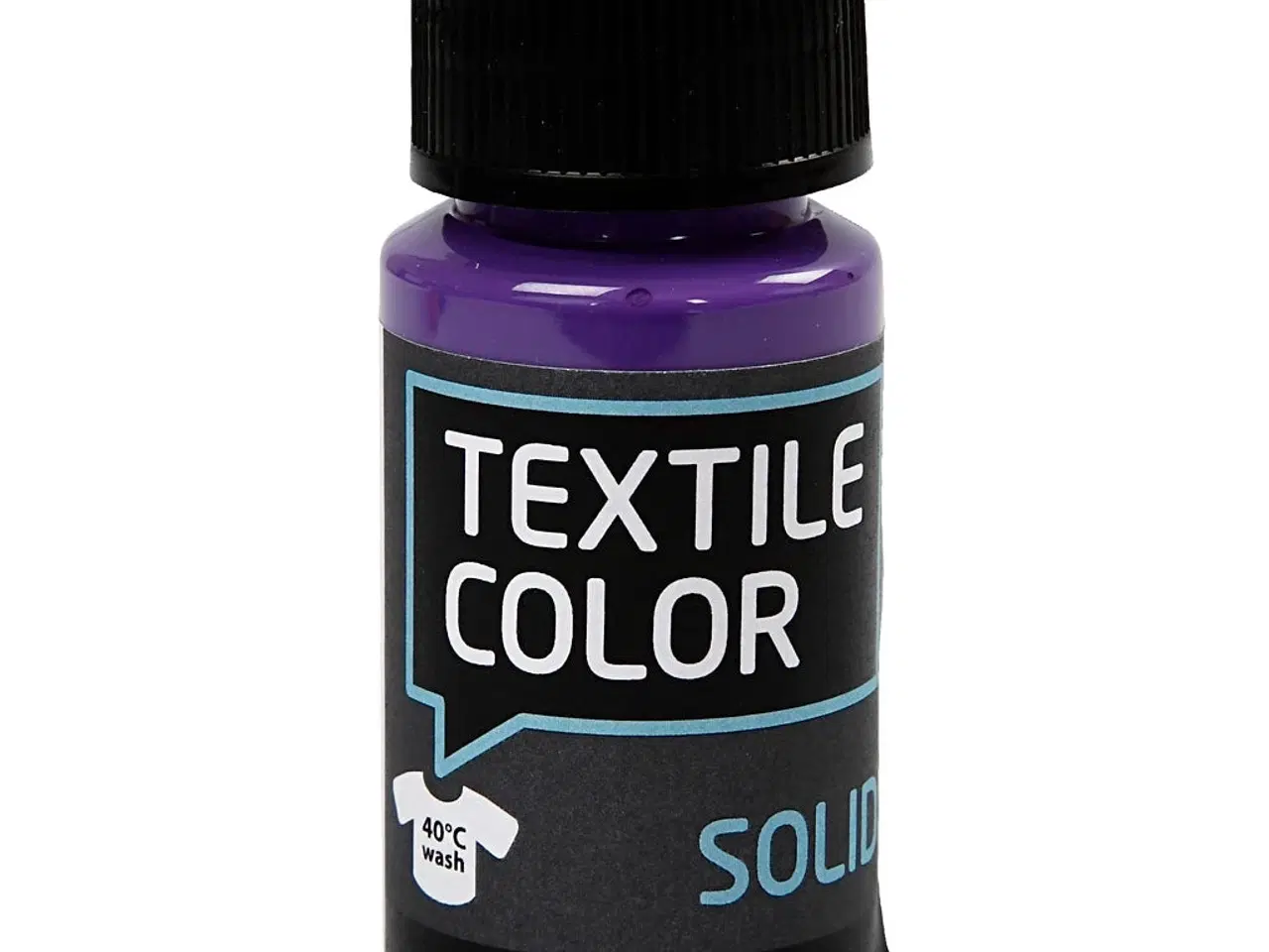 Billede 1 - Textile Solid, dækkende, lilla, 50 ml/ 1 fl.