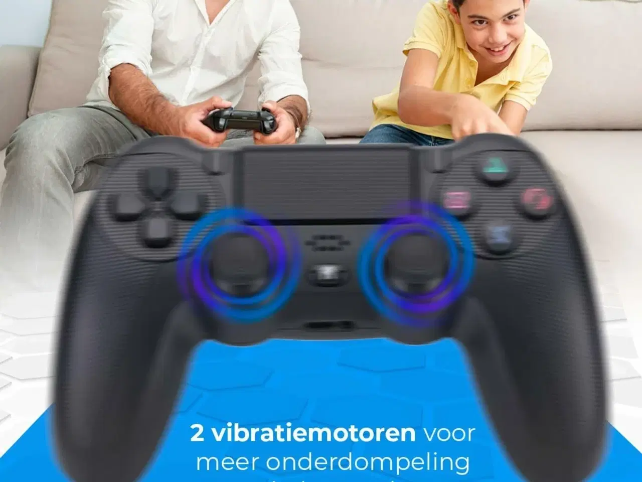 Billede 3 - PlayStation 4 controller - NK Wireless Bluetooth (sort)