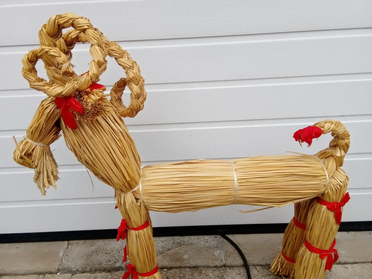 Billede 1 - Julebuk stor gammel julebuk højde 80 cm