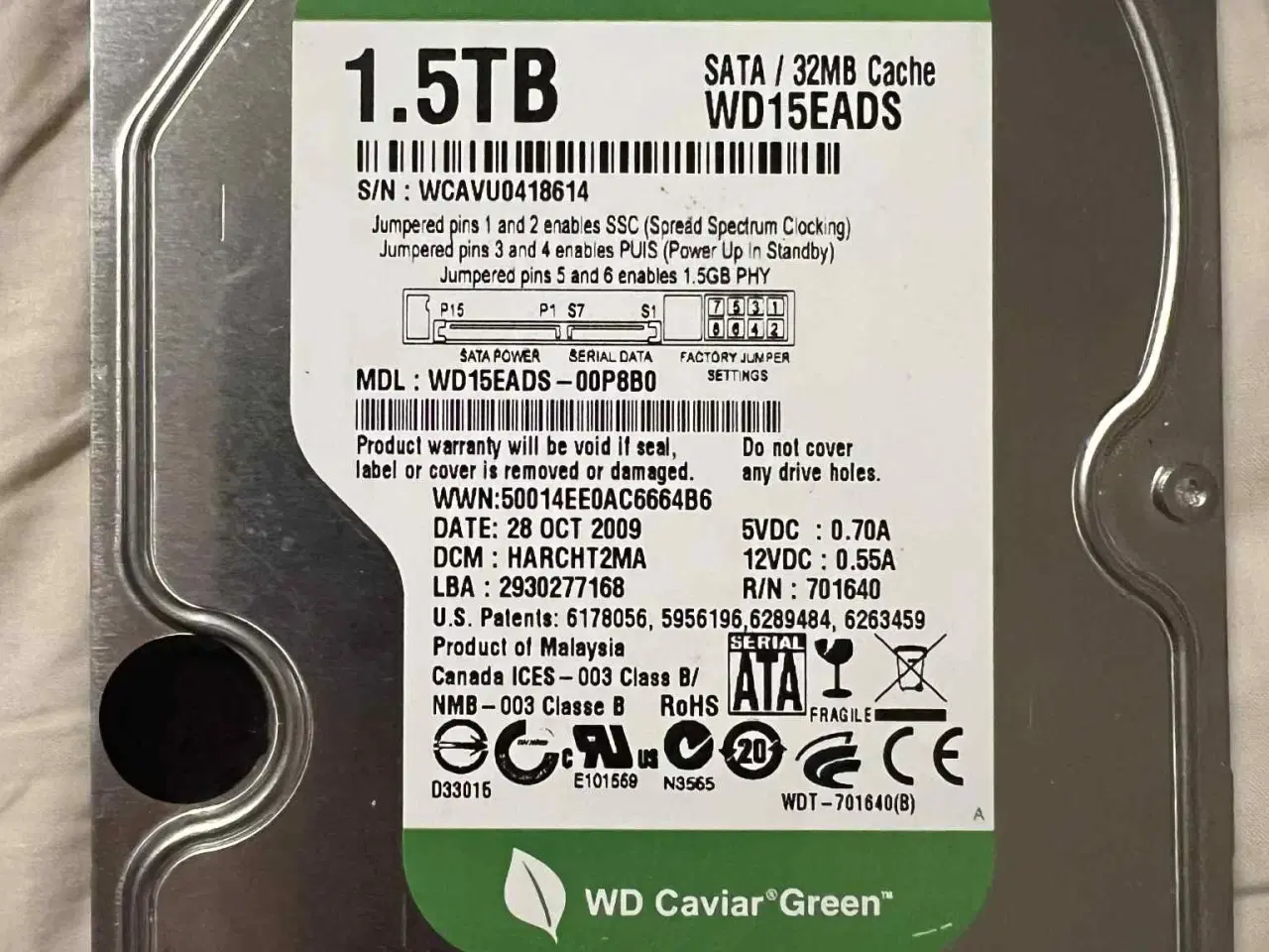 Billede 2 - WD harddiske 1,5 TB, 1 TB og 300 GB