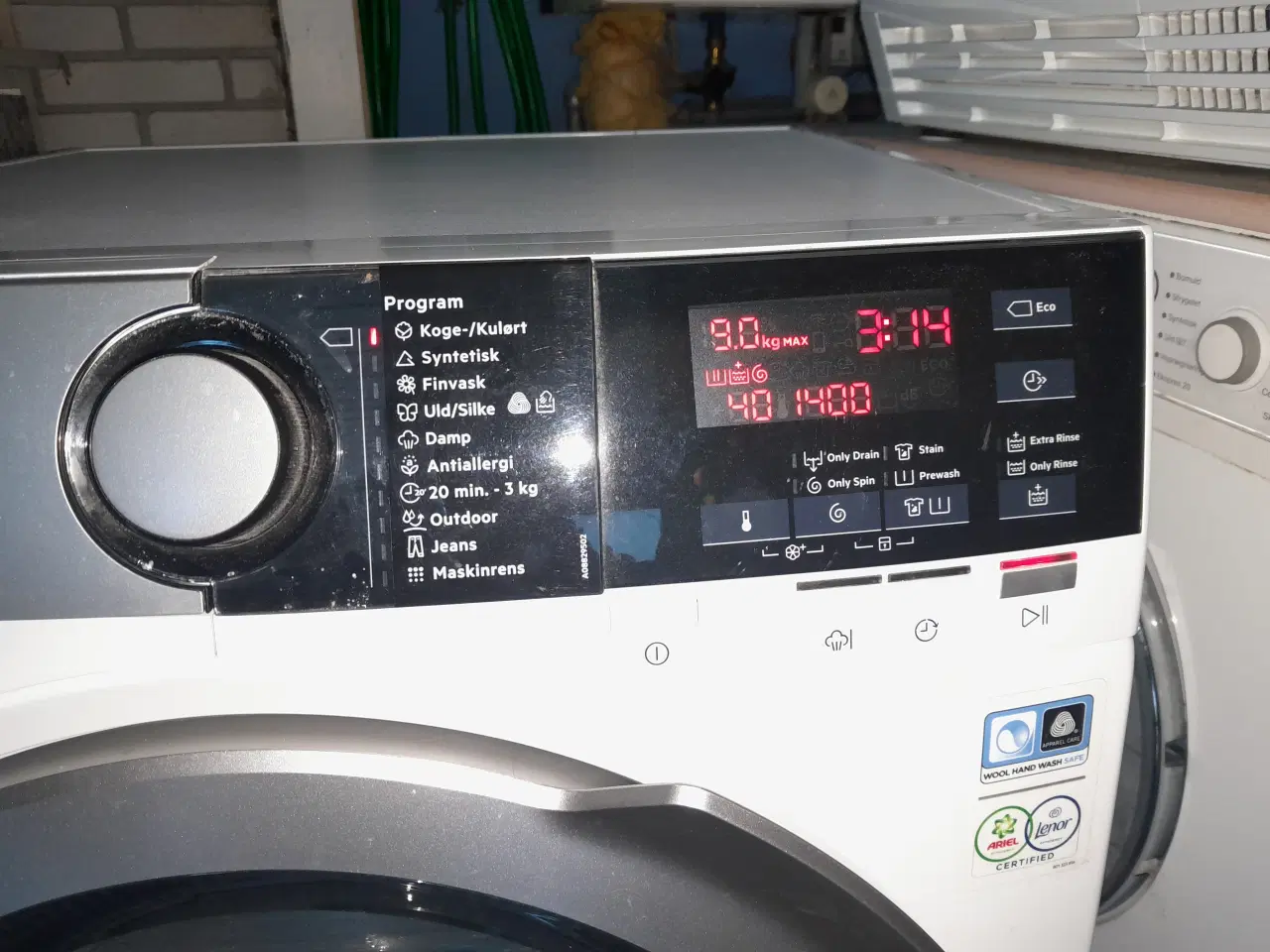 Billede 2 - Aeg 9kg vaskemaskine 