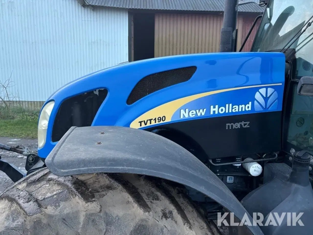 Billede 8 - Traktor med Kuhn vendeplov New Holland TVT 190