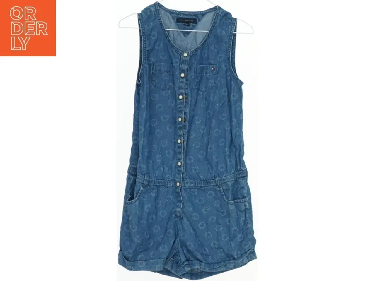 Billede 1 - Denim buksedragt med mønster fra Tommy Hilfiger (str. 128)