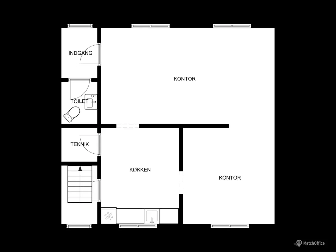Billede 6 - Rummelig og centralt Kontor
