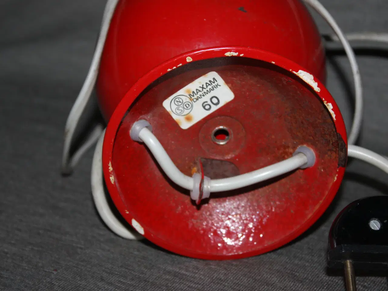 Billede 4 - Retro Frandsen Ball rød væg lamper / magnetlampe