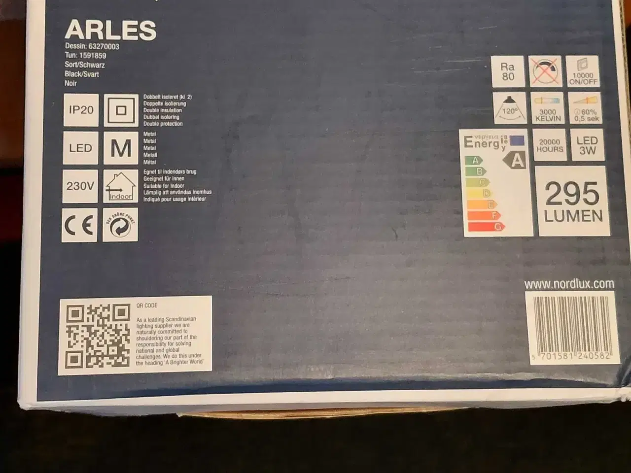 Billede 2 - Nordlux 3 spotloftlampe