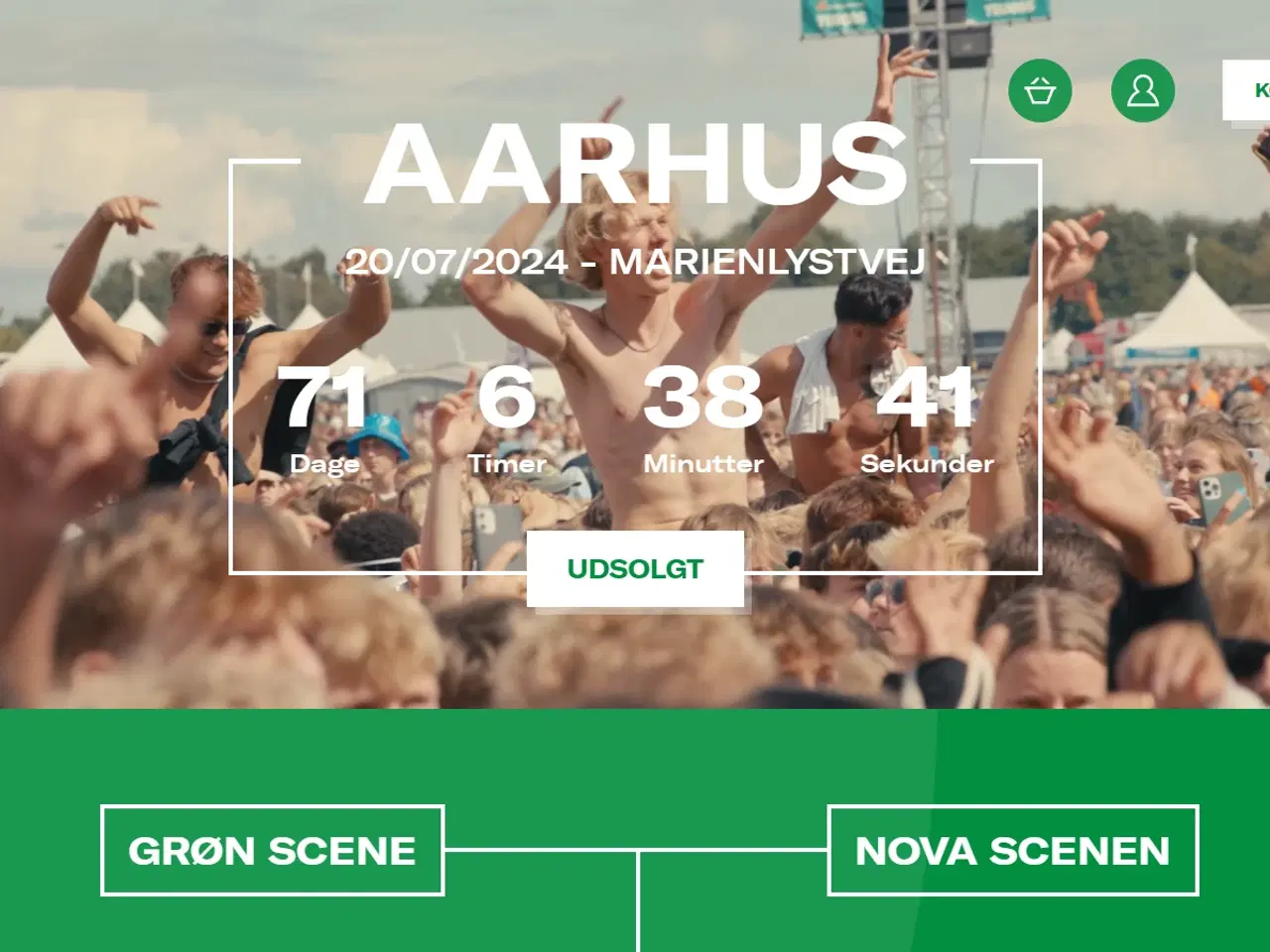 Billede 1 - 2 Grøn Koncert Aarhus billetter søges